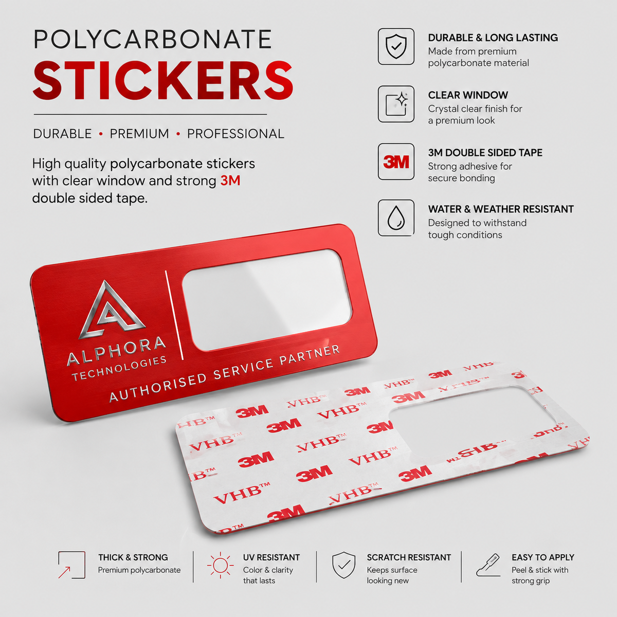 Polycarbonate Stickers