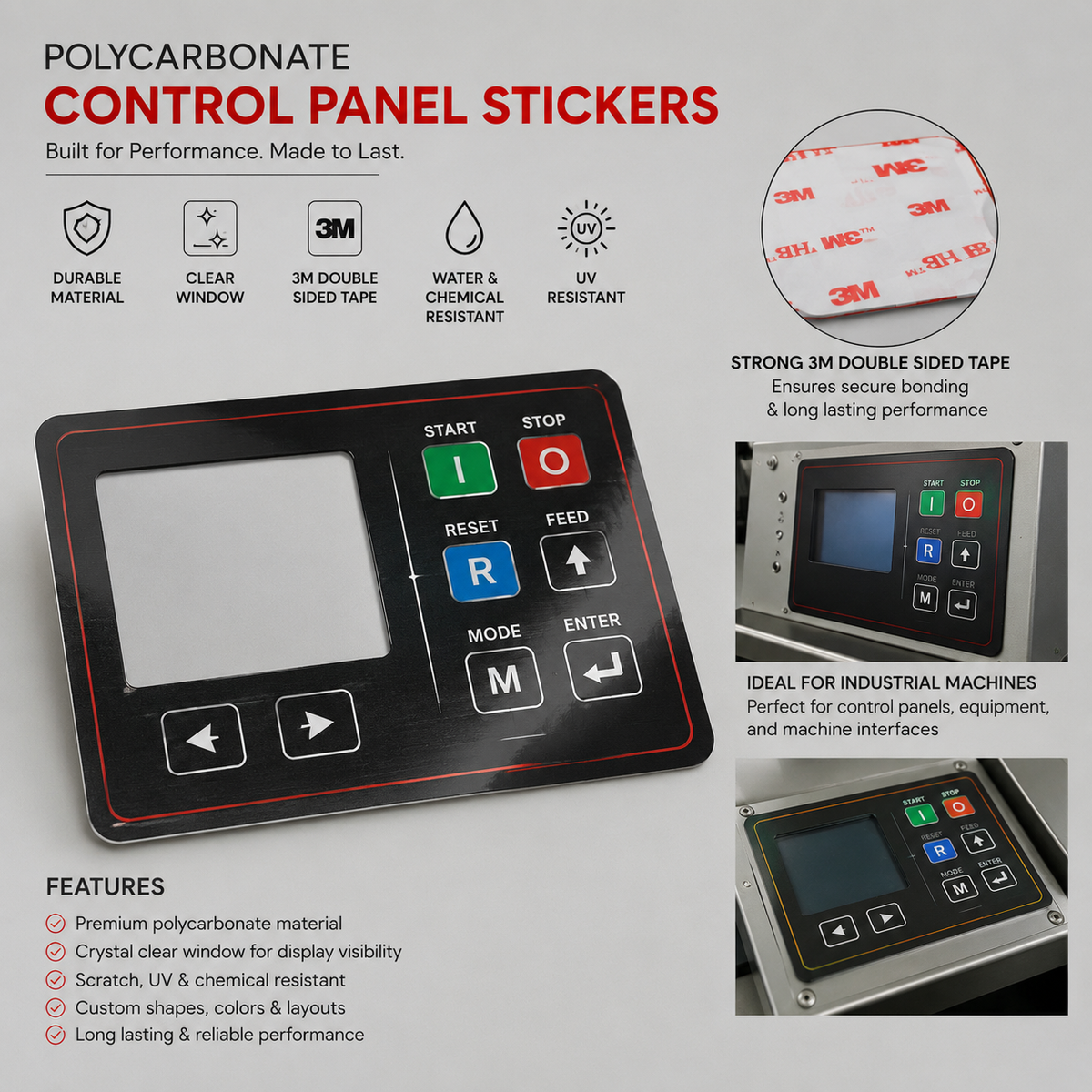 Polycarbonate Stickers