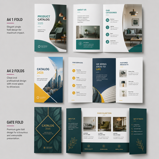 Brochures - Bulk qty (offset printed)