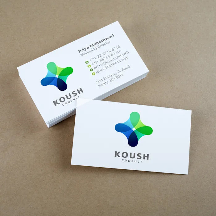 Visiting Cards - Digital 3.5 x 2 Inch (90 x 51 mm) - Single Side