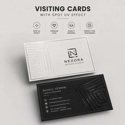 Visiting Cards -Digital U.V. + Foil (92 x 54 mm)